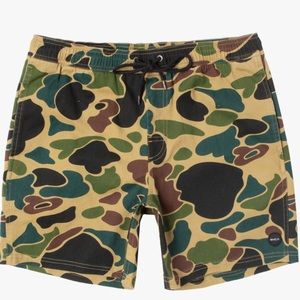 Escape Print Elastic Walkshorts 17" - Duck Camo - size large